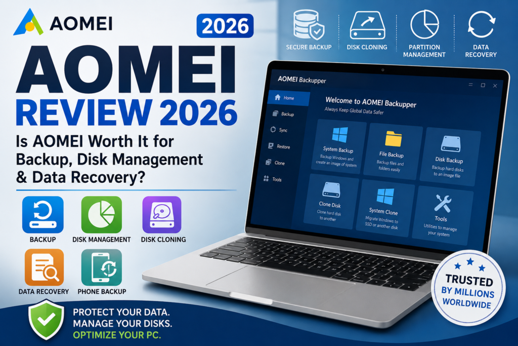AOMEI Review 2026: Is AOMEI Worth It for Backup, Disk Management & Data Recovery?