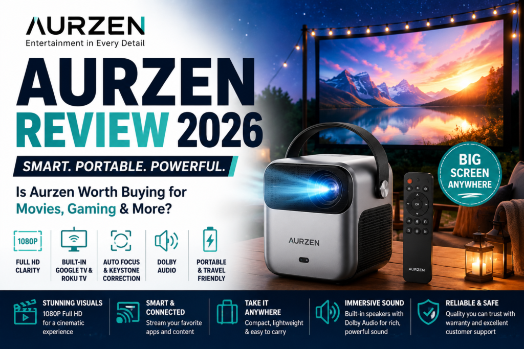 Aurzen Review 2026: Is Aurzen Worth Buying for Portable Projectors?