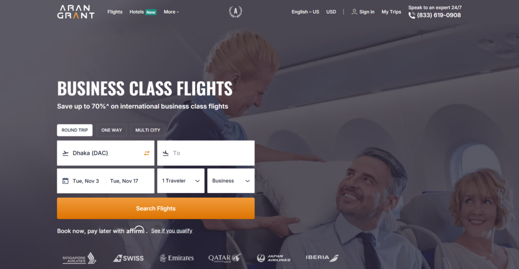 AranGrant Review 2026: Can This Travel Agency Really Save You Money on Business Class Flights?
